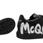 Aexander Mcqueen Oversized Graffiti – Black White